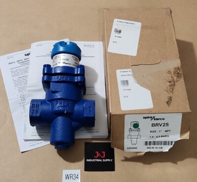 *NEW* Spirax Sarco BRV2S 1''Npt Pressure Regulator 1.4-4.0 BARG 0459490 +Warranty