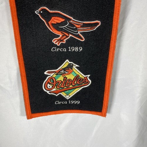 Baltimore Orioles Logo Wool Blend Heritage Banner 32" MLB Baseball - Picture 4 of 6