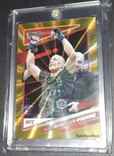 UFC GEORGES ST-PIERRE Card 2022 Donruss GOLD Laser RARE 07 / 10 GSP Rush