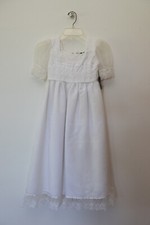 Flower Girl / First Communion Dress / White Party Dress - Size 8 Years