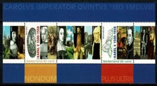 B03  NETHERLANDS 2000 miniature sheet 500th birthday of Charles V MNH