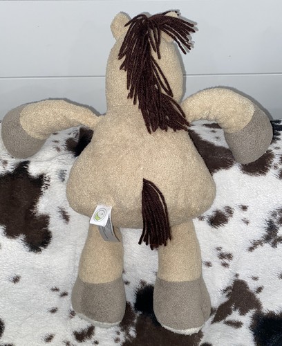 Tan Animal Adventure HORSE Plush Pony Stuffed Animal Brown Soft Toy 13” - Picture 3 of 5