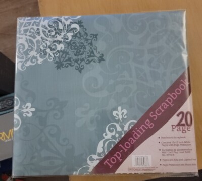 20 Page Top Load 12''× 12'' Scrapbook Photo Album Mandala Design MBI Acid Free