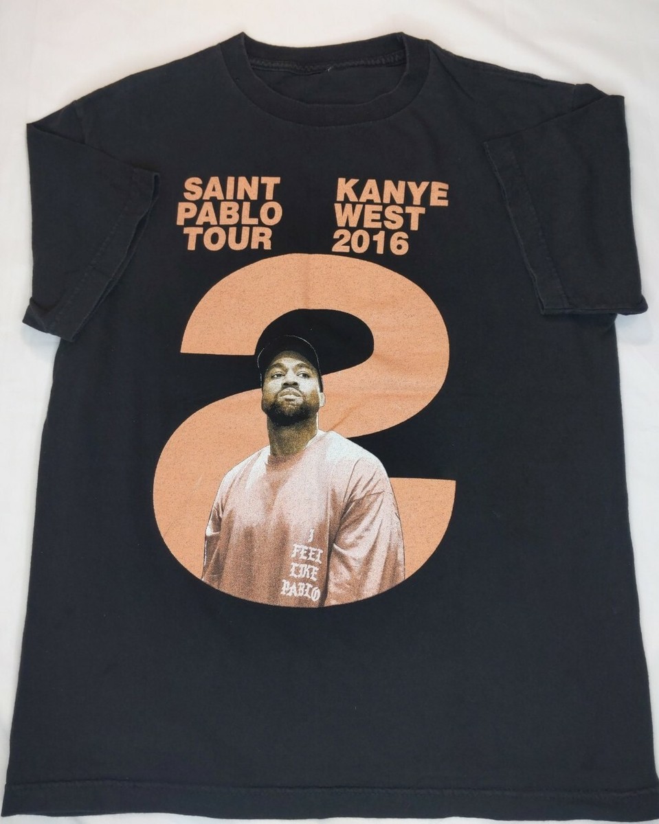 2016 Saint Pablo Kanye West Concert Tour T-shirt Size Men