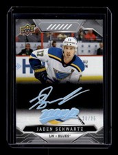 2019-20 Upper Deck MVP Super Script #187 Jaden Schwartz /25 - NM-MT