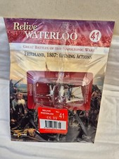 ISSUE 41 DEL PRADO RELIVE WATERLOO SET OF 3 PAINTED LEAD SOLDIERS DWA020 28MM