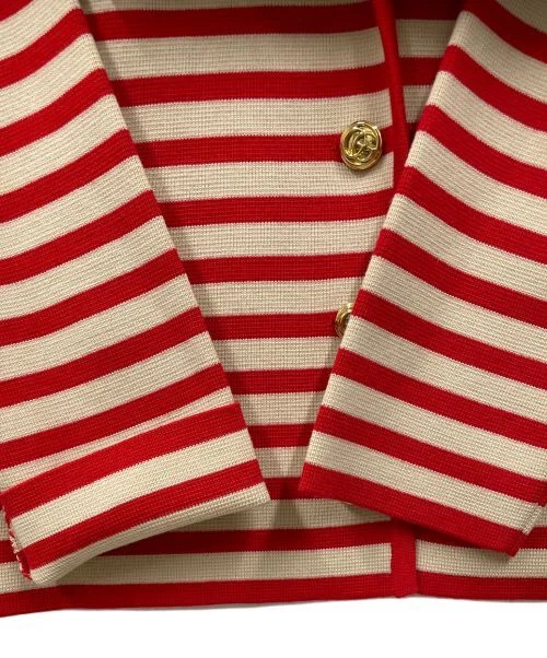 GUCCI Giacca in maglia con bordo bottoni oro 572593 Xkalw giacca su misura