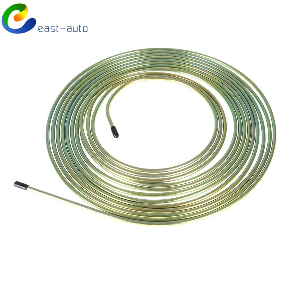 Kits de tubos de línea de freno OD de 25 pies 3/16" y tuerca de conector de tubo de freno de 16 Foto 2 de 4