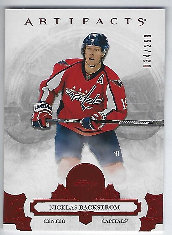 2017-18 Artifacts Ruby #87 Nicklas Backstrom 034/299