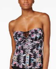 Hula Honey Swimsuit Bikini Tankini 2 pc set Sz M Just another brick High Waist