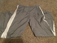 Vintage Givenchy Activewear Mens Large Lined Nylon Ankle Zip Track Jogger Pant