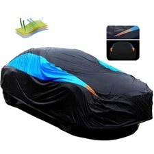 6-Layers Full Car Cover Waterproof All Weather Protection Anti-UV Cotton Lining