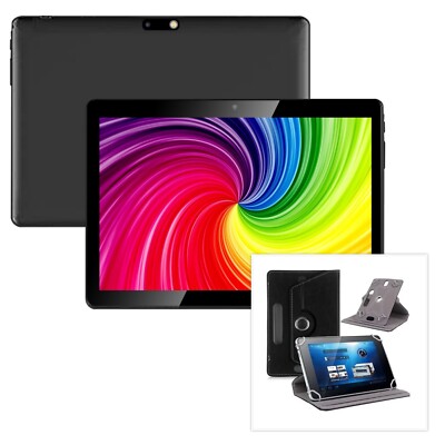 10,1 Zoll Android 10.0 Tablet mit HD Display & Lederhülle