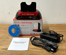 CloneDrive 875 All in 1 HDD Docking IDE SATA 12V Open Box