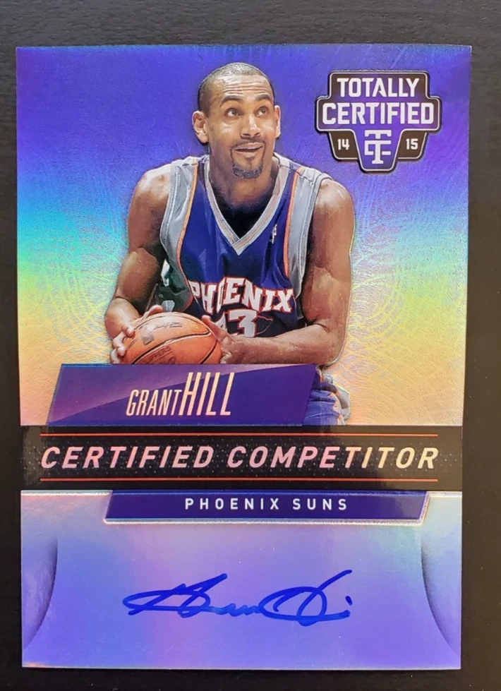 Panini Grant Hill Basketball Original Autographed Sports Trading