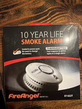 Smoke Alarm with 10-Year Life Battery Home Fire Detector Sensor ST 622T New