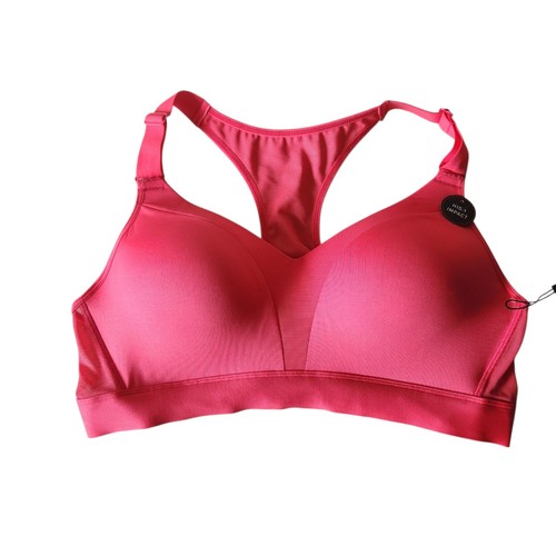 Nuovo reggiseno sportivo Spyder Active taglia grande rosso alto impatto traspirante coppa modellata - Foto 4 di 4