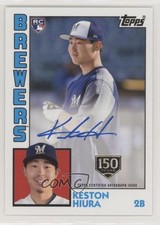 2019 Update 1984 Topps Baseball Rookie 150th Anniversary Keston Hiura Auto 07d9