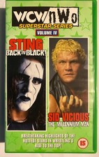 WCW Superstar Series Volume IV Sting Sid Vicious VHS Video Tape Wrestling Used 