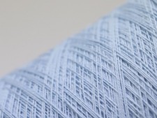 P50 (36€/kg) 1450g SOFT EFFEKT BAUMWOLLE HIMMEL-BLAU (8) Zwirn Wolle Stretch