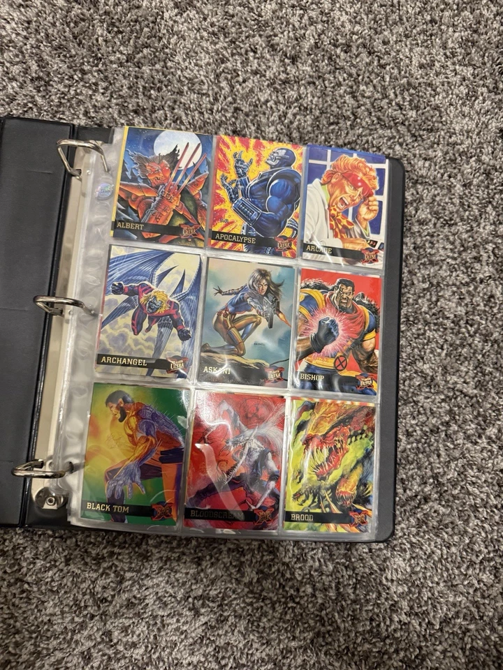Tarjetas Fleer Ultra X-Men 1995. Con carpeta y tarjetas jumbo Foto 2 de 4