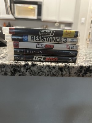 Lot of 5 PS3 Games PlayStation 3 Game Lot Tested and Working (see pictures)