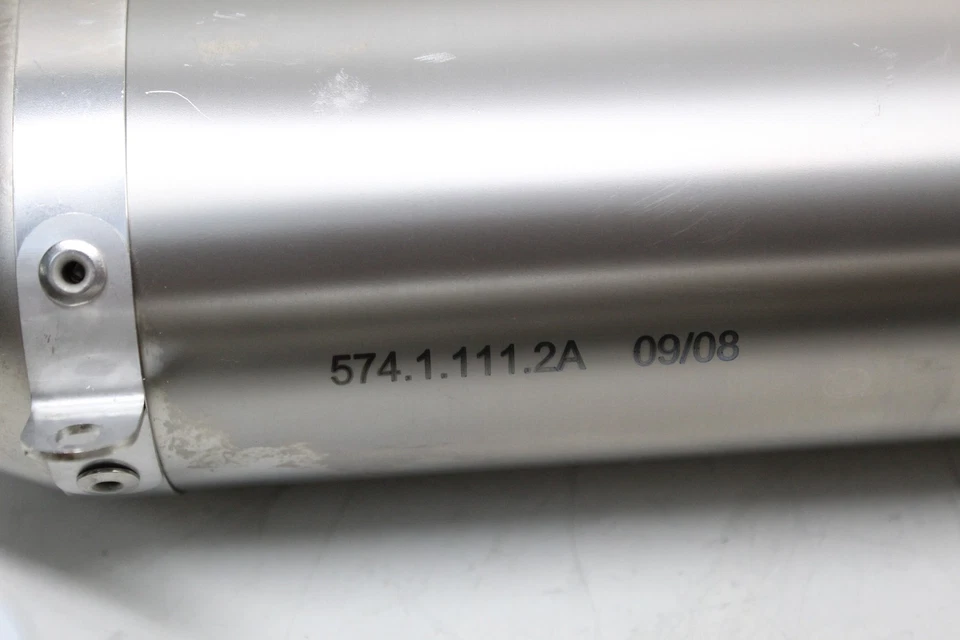 Ducati 1098 1098R 1198 848 EXHAUST PIPE MUFFLER Akrapovic Titanium Twin Silencer - Image 4 of 4