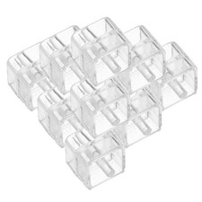 14Pcs Transparent Plastic Tape Dispenser Roller Core for Office Desk Tape Holder