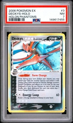 Deoxys (Delta Species - Attack Forme) 3/110 Holon Phantoms Holo PSA 7