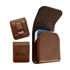 for Samsung Galaxy Z Flip 7 6 5 4 3 Belt Holster Phone Case, Leather Phone Po...