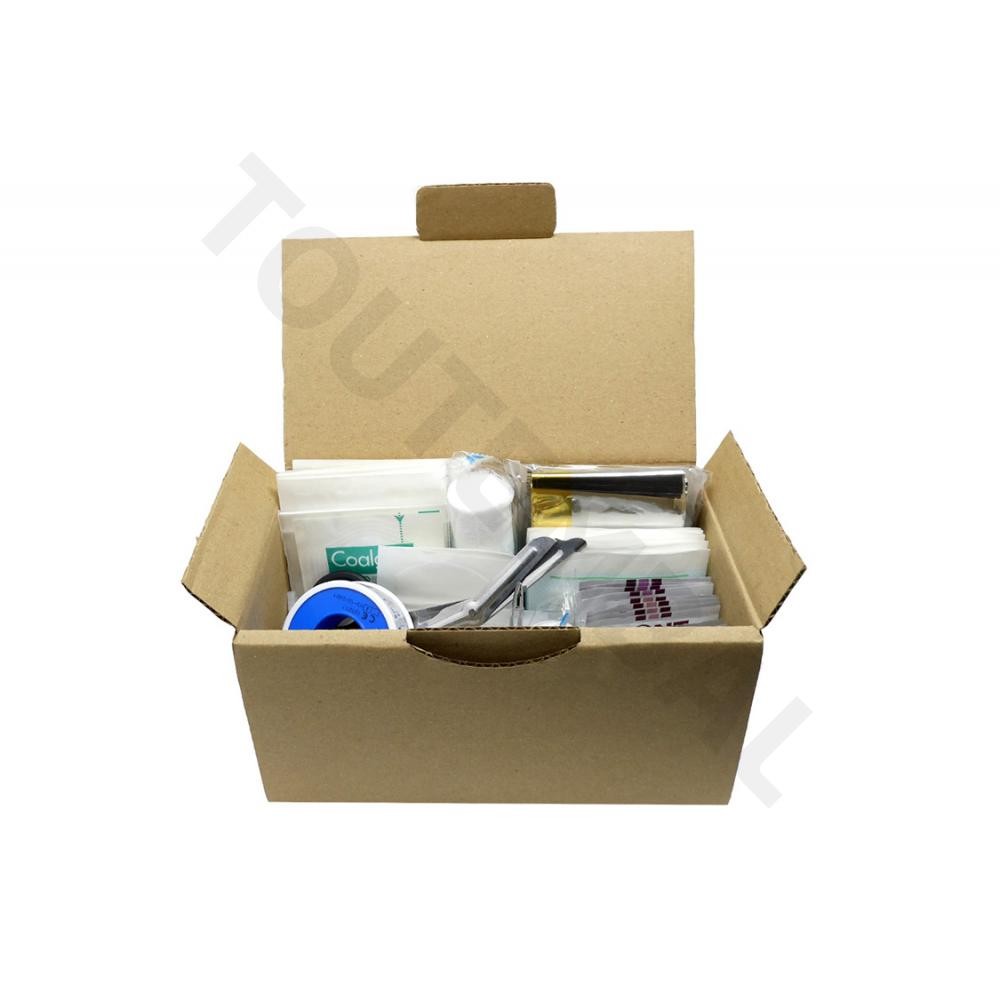 Recharge trousse de secours périmée solution complète pour 1 à 5 personnes