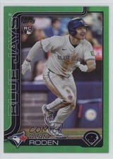 2025 Topps Update Green Rainbow Foil 89/99 Alan Roden #US251 w5p
