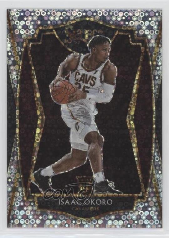 2020-21 Panini Select Premier Level Disco Prizm Isaac Okoro #182 Rookie RC 2l4