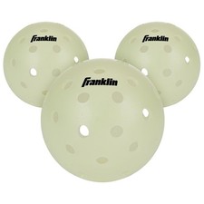 Glow in the Dark Outdoor Pickleballs 3 Pack Green Night Play Pickleball Balls