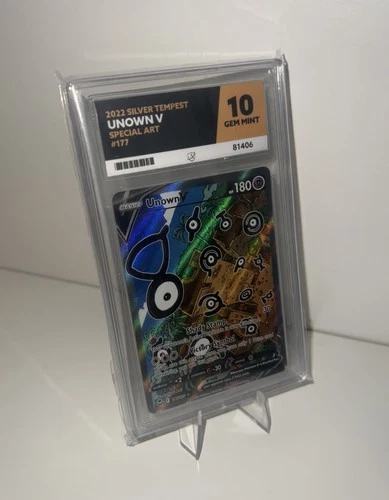 Pokémon TCG - Unown V Silver Tempest Alternate Art 177/195 - ACE 10