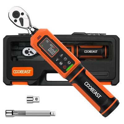 Digital Torque Wrench 1/4 Drive, 0.33-22.1 Ft.lbs./0.45-30Nm Range, Electroni...