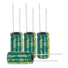 24Pcs Electrolytic Capacitor 1000UF 25V with Aluminum Radial Leads 10 x 20mm