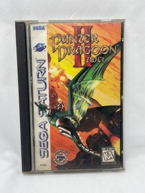 Panzer Dragoon II Zwei (Sega Saturn, 1996) Complete w/Case, Manual Reg Card