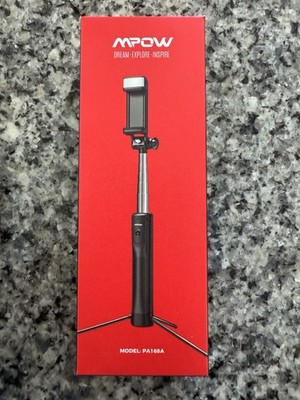 Mpow Selfie Stick Tripod with LED, Bluetooth Detachable Remote, MPPA168AB