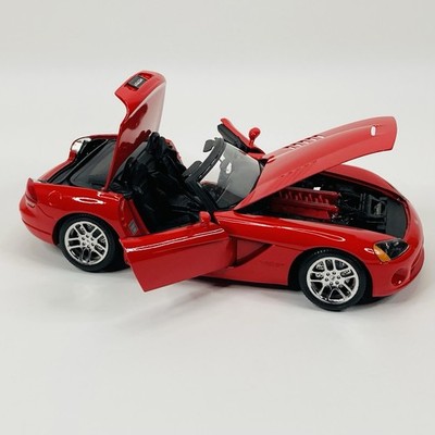 Burago Dodge Viper SRT-10 1/18 Scale Red Made In Italy Bburago DieCast CLEAN