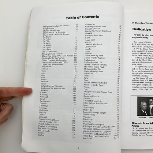 In Their Own Words Church of God Illinois 1910 to 2001 Softcover Book 2002 - Picture 9 of 21