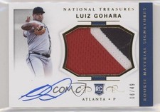 2018 Panini National Treasures Gold 6/49 Luiz Gohara #2 Auto fm0