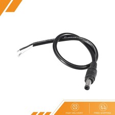 6 x DC Power 5.5mm x 2.5mm 10A 30cm Barrel Male Plug Connector Pigtail