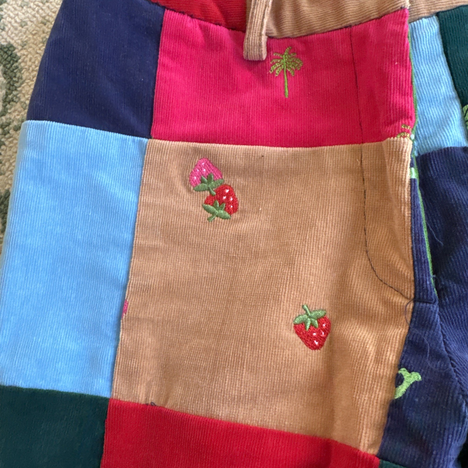 Lily Pulitzer Patch Work Patchwork Animal Corduro… - image 5