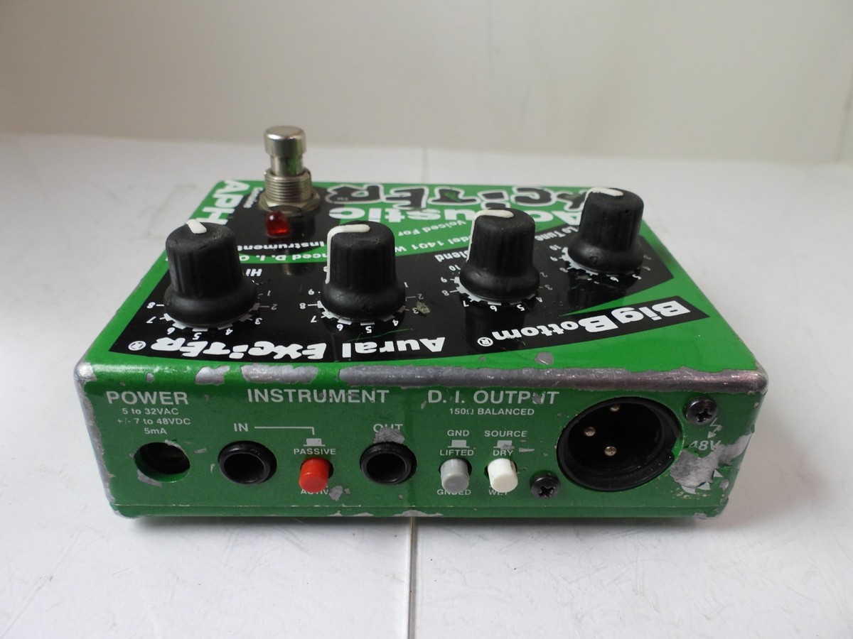 Aphex Acoustic Xciter Aural Exciter Effects Pedal Preamp EQ DI