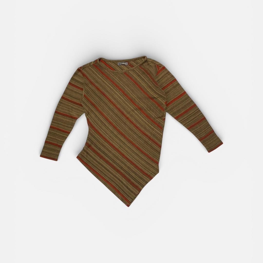 USED 80S BRUSH-TAG ISSEY MIYAKE ASYMMETRICAL KNITWEAR… - Gem