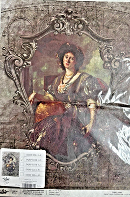 Decoupage Queen Rice Paper '' Dainty Lady M '' * A3 * 11.7'' x 16.5'' FREE SHIPPING