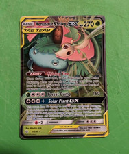 Venusaur & Snivy GX 1/236 TAG TEAM Holo Ultra Rare 270 HP Cosmic Eclipse on eBay