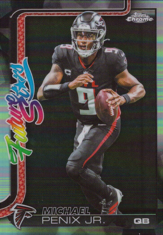 2025 Topps Chrome Future Stars Michael Penix Jr Falcons 
