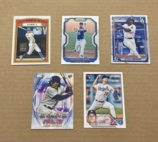 Los Angeles Dodgers - 5 Card Lot - 4 Rookies
